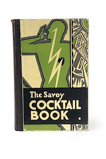 Craddock, HarryThe Savoy Cocktail Book. Mit zahlr. farb. Ill. von G. Rumbold. London, Constable, 1930. 287 S. Olwd. mit farb