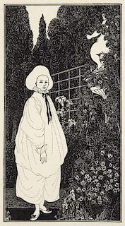 Dowson, ErnestEinen Augenblick Pierrot. Mit Zeichnungen von Aubrey Beardsley. Muenchen, Hyperion, 1921. 43 S., 1 Bl. Gr.-8°