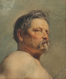 Vasily Petrovic Vereschagin (Russian 1835-1909) painting