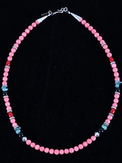 Navajo Tommy & Rose Singer Multistone Necklace