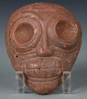 Taino Ancestral Mask Head  (1000-1500 CE)
