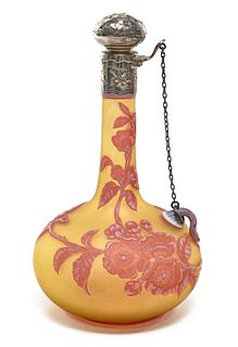 Thomas Webb & Sons decanter, attributed to George Woodall