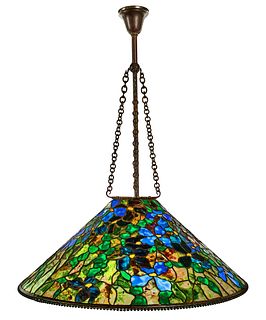 Tiffany Studios Clematis hanging lamp
