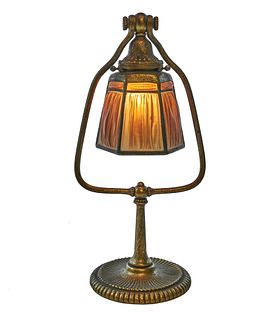 Tiffany Studios Linenfold lamp