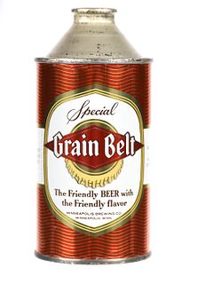 1953 Vintage Special Grain Belt Cone Top Beer Can