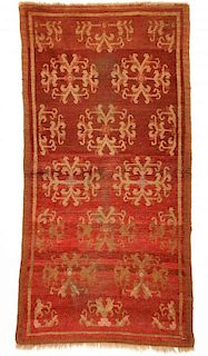 Antique Tibetan Rug: 2'8'' x 5'3'' (81 x 160 cm)