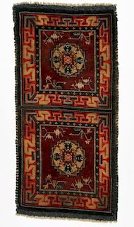 Antique Tibetan Rug: 3'0'' x 5'0'' (91 x 152 cm)