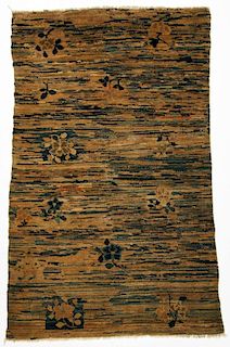 Antique Tibetan Rug: 3'3'' x 5'6'' (99 x 168 cm)