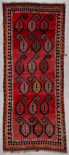 Antique Central Asian Boteh Rug: 4'1'' x 9'10''