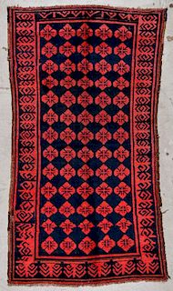 Antique Central Asian Rug: 4'7'' x 8'1''