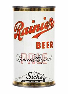 1940s Rainier Special Export Flat Top Beer Can