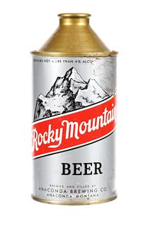 1950s Vintage Rocky Mountain Beer Cone Top Can