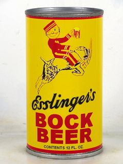FAKE can - Esslinger's Bock Beer Opening Instruction Can