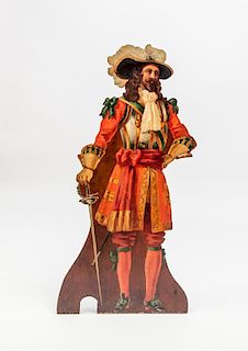 Painted Dummy Board of a Cavalier