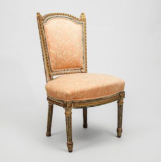 Italian Neoclassical Style Painted Side Chair