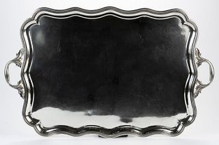 RUSSIAN 0.875 SILVER SERVING TRAY