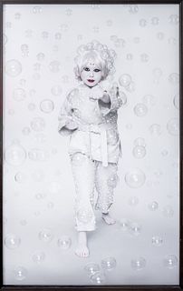 Saeri / Saeri Kiritani (Japanese/American, XX-XXI) "Shuwatt" Artist's Proof digital photograph, 2012, depicting a woman wearing a polka dot pattern ke