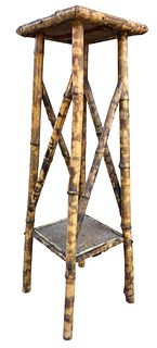 19th C  Bamboo Plant Stand  
