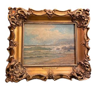 "Coast Of Maine" Oil on Canvas O.F. RAKER 