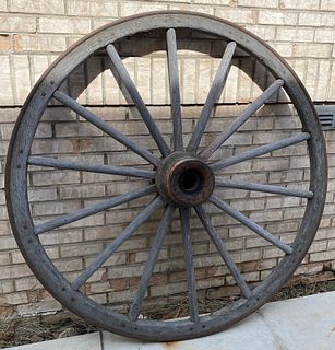 Large Antique Wagon Wheel