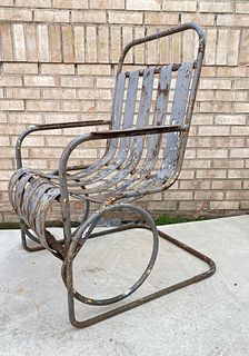 1930's Art Deco Garden Rocker Chair 