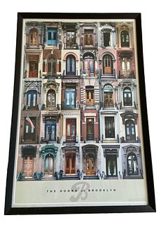 Vintage "The Doors of Brooklyn" Poster 