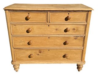 Antique French Pine Chest 