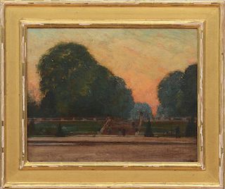 Alfred Oppenheim (1873-1953): Park-Terrace in St. Cloud