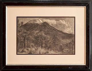Gerardo Murillo Cornado, aka Dr. Atl (1875-1964): Desert Landscape