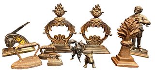 Collection Cast Iron Bookends, Doorstops