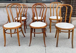 Collection Bentwood Dining Chairs After THONET 