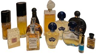 Collection Vintage Perfume HERMES, SHALIMAR Etc
