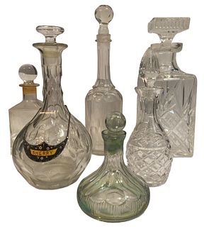 Collection Crystal Liquor Whiskey Wine Decanters 