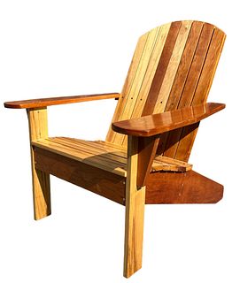 Vintage Adirondack Chair, Hand Made 