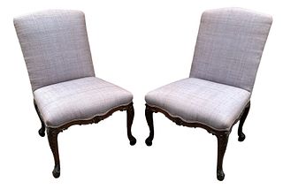 Pair of Georgian Style Side Chairs