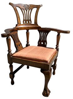 Antique Victorian Childs Chair Stamped PR'SS H. V.