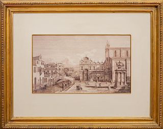 After Antonio Visentini (1697-1768): Six Views of Venice