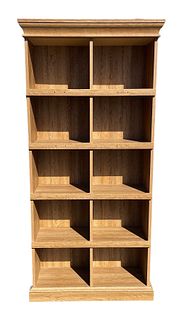 White Washed Pine Classic Bookcase  #1