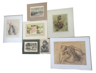 Collection Illustrated Plates and Prints, DEGAS etc.