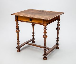Louis XIV Style Fruitwood Side Table