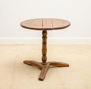 Provincial Pine Round Side Table