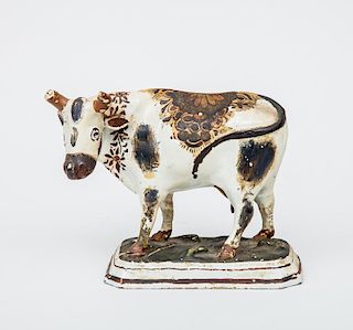 Pottery Figure of a Spotted Cow
