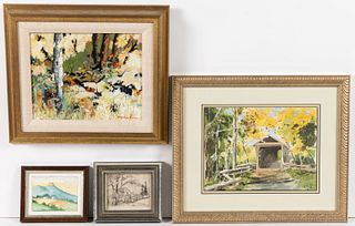 NORTH CAROLINA AND TENNESSEE LANDSCAPES, LOT OF FOUR