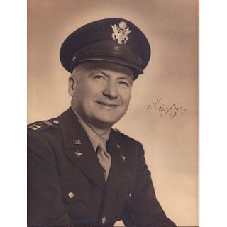 Vintage Signed Portrait of WWII Airforce Veteran