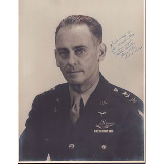Vintage Signed Portrait of WWII Airforce Colonel