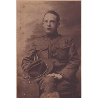 Antique Photo of World War I Soldier