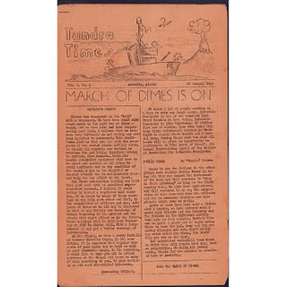 Tundra Times Newspaper 1945, March of Dimes is On