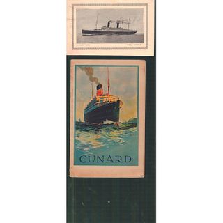 Vintage Collection of Ocean Liner R.M.S. Caronia Memorabilia