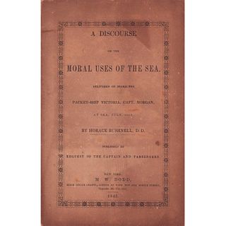 Antique Booklet A Discourse on the Moral Uses of the Sea