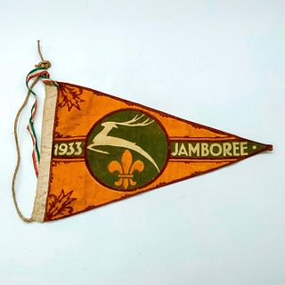 1933 Fourth World Scout Jamboree Pennant, Godollo, Hungary